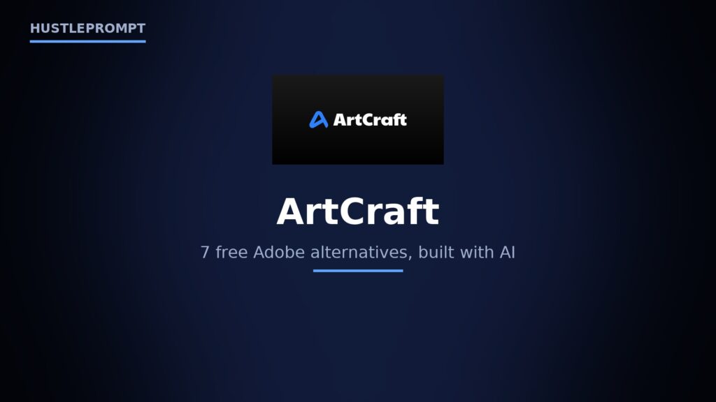 Developer Rebuilt Photoshop Free With AI: Meet ArtCraft
