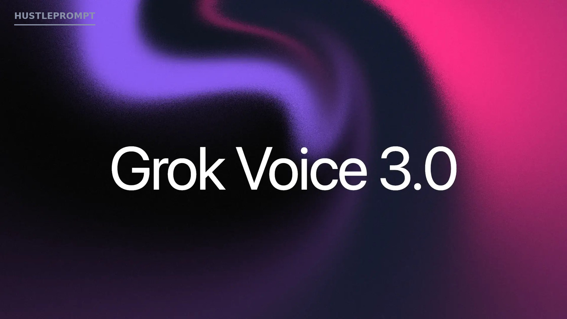 Grok Voice 3.0 announcement artwork from xAI