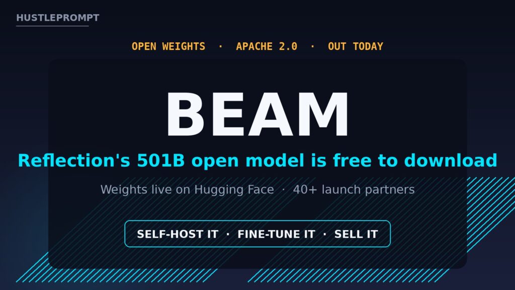Reflection AI Beam open weights released - featured