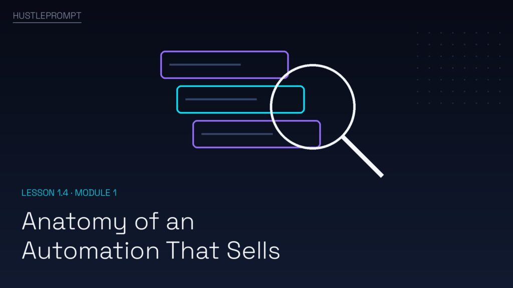 Lesson 4: Anatomy of an Automation That Sells — course cover