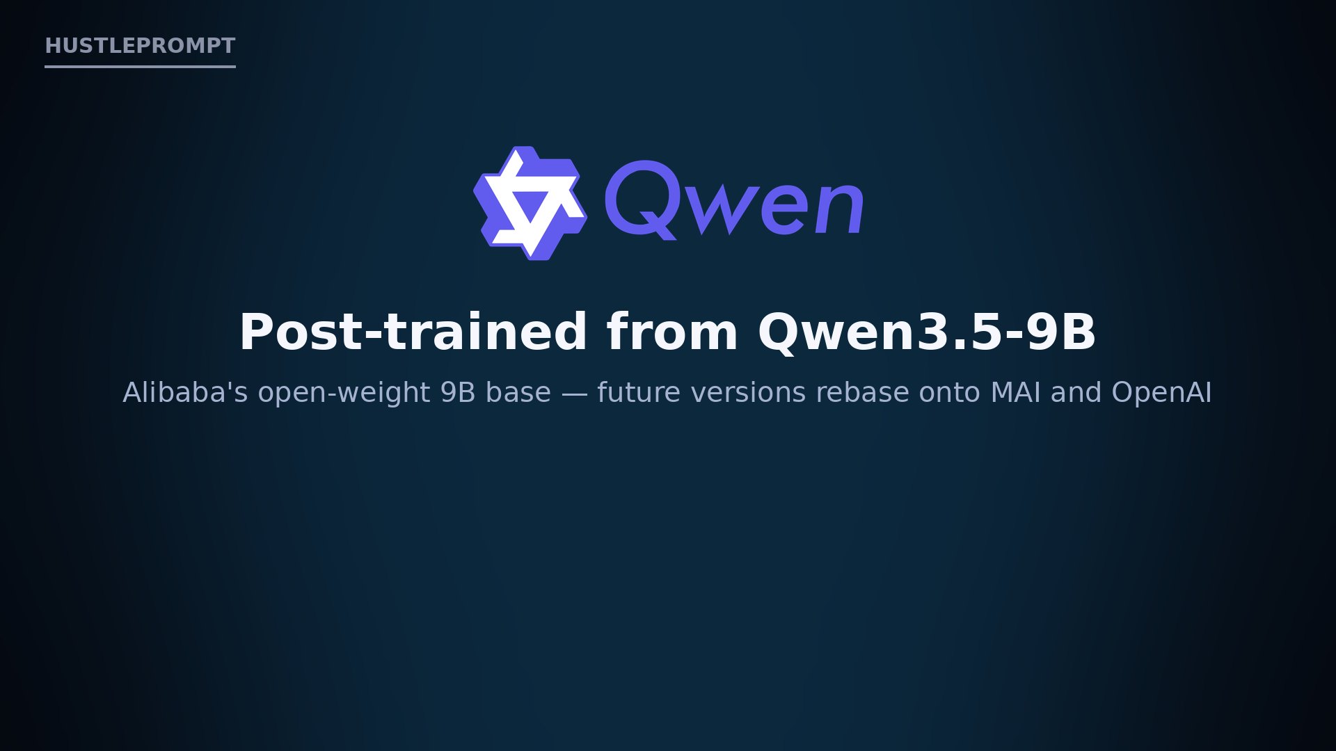 Official Qwen logo — Microsoft Decision-1 is post-trained from Alibaba's open-weight Qwen3.5-9B