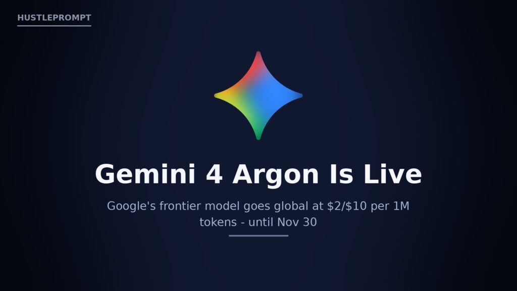 Gemini 4 Argon now globally available