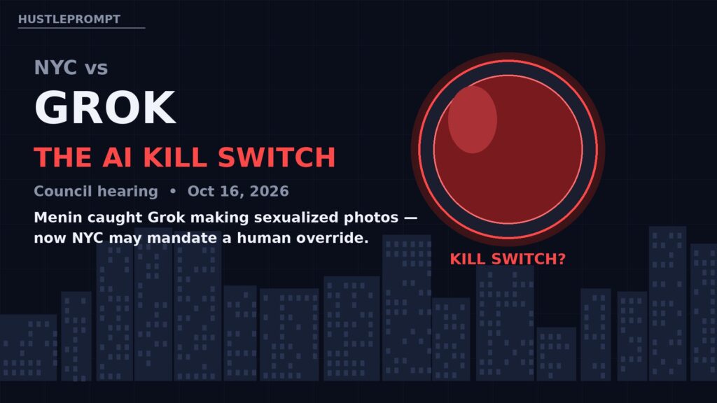 NYC Council Grok hearing - AI kill switch