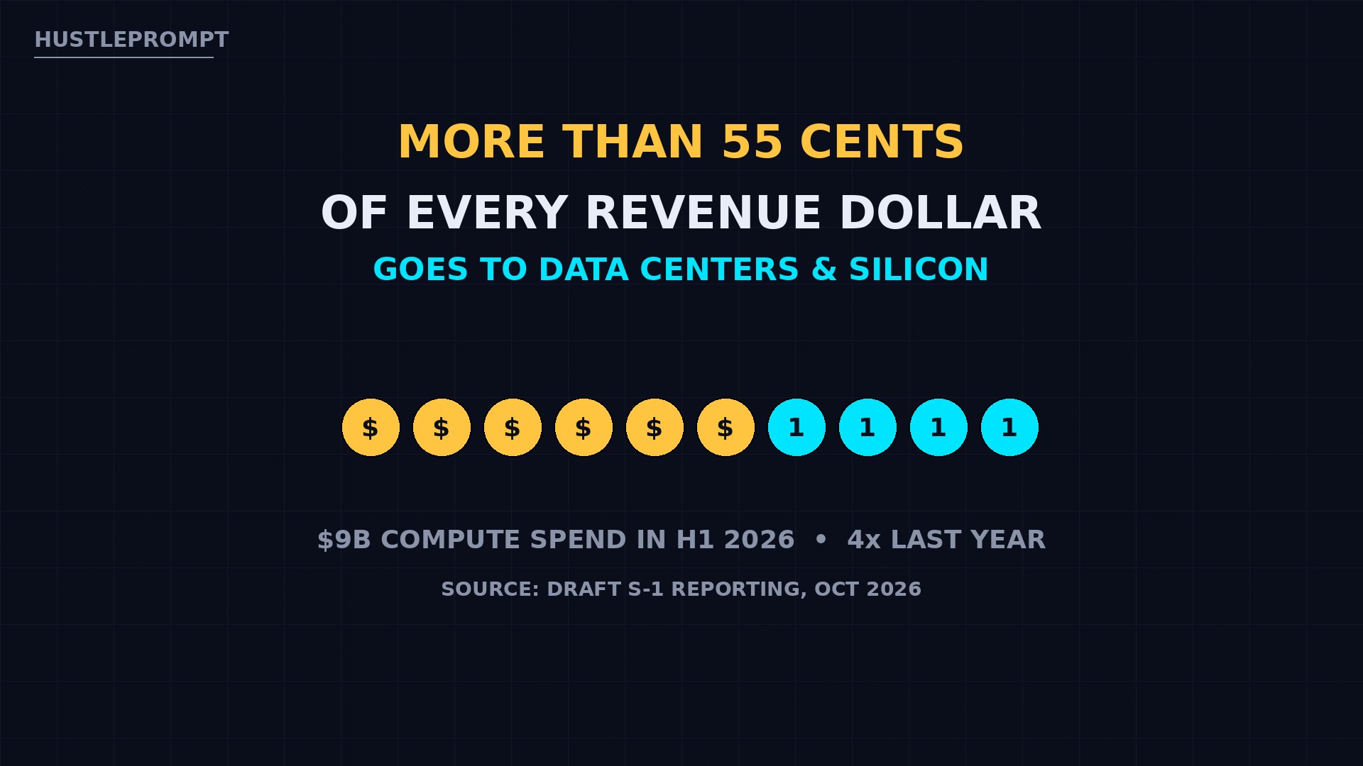 55 cents of every Anthropic revenue dollar goes to AI compute