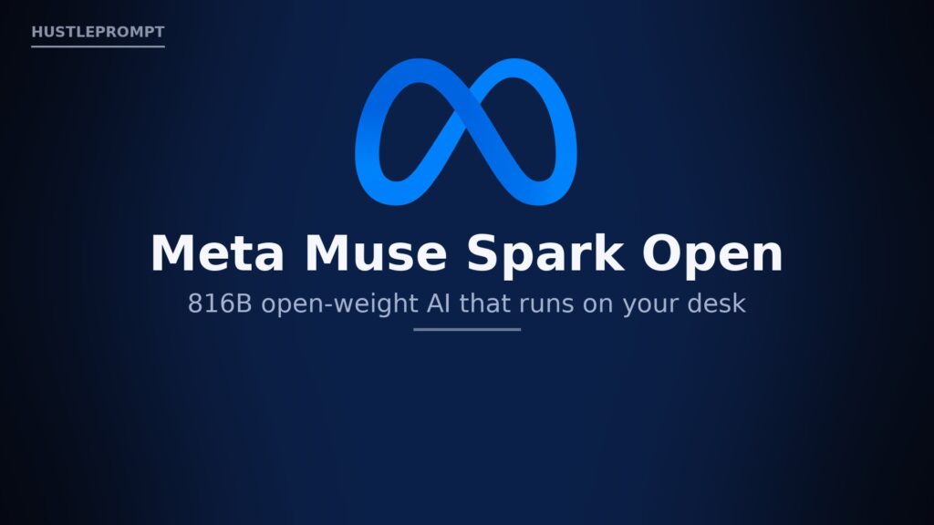 Meta Muse Spark Open 816B open-weight AI model