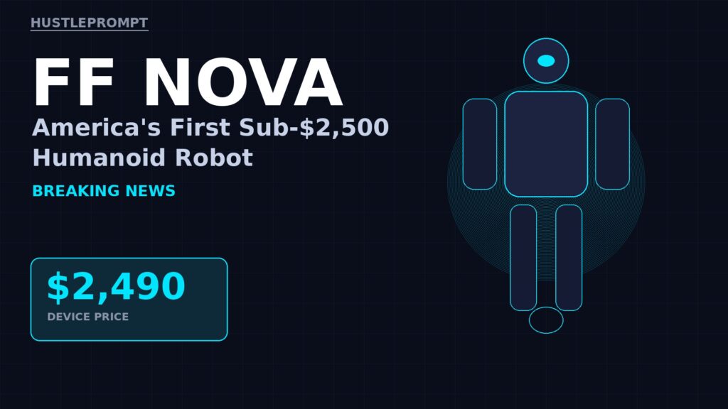 FF Nova humanoid robot priced at ,490