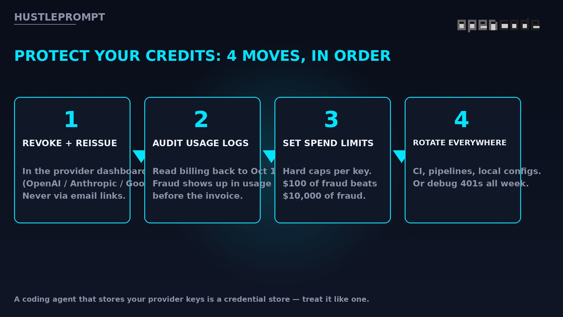 Four-step action plan to secure API keys after the OpenCode breach