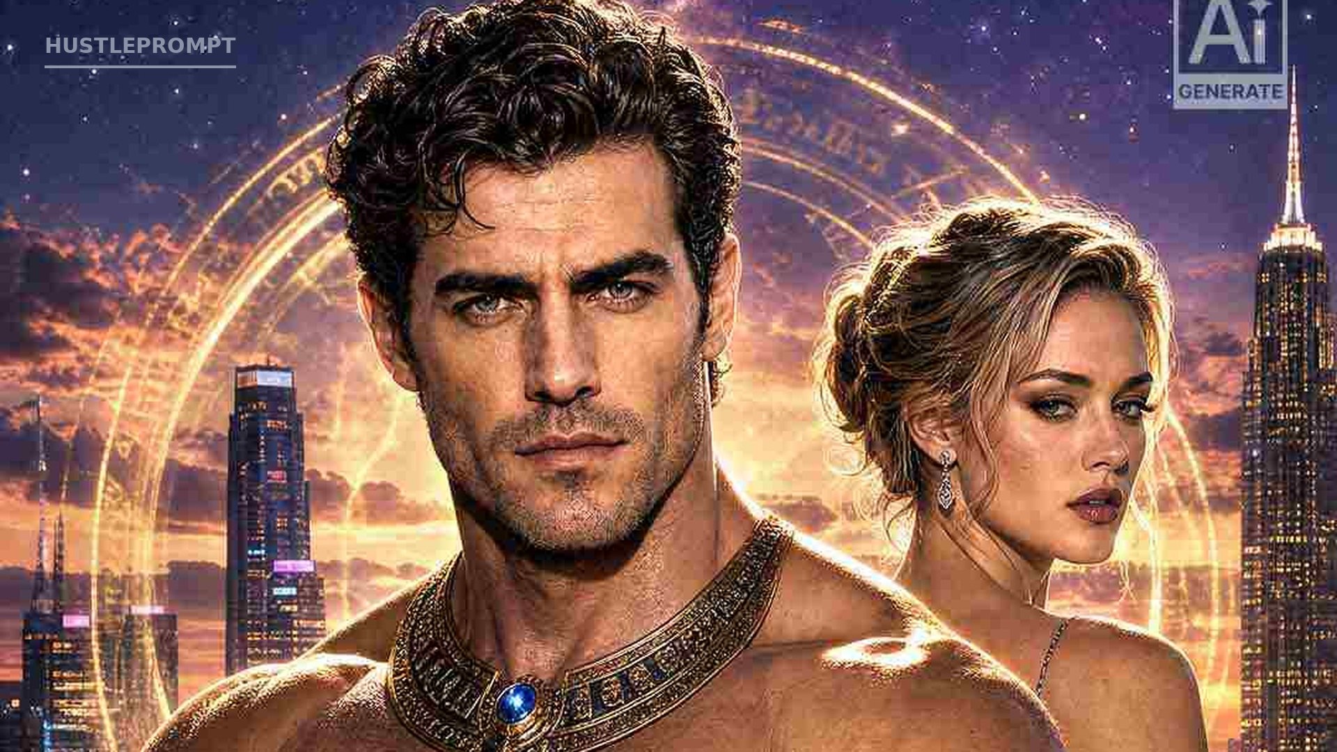 Official ReelShort AI drama poster for The Great and Powerful Genie