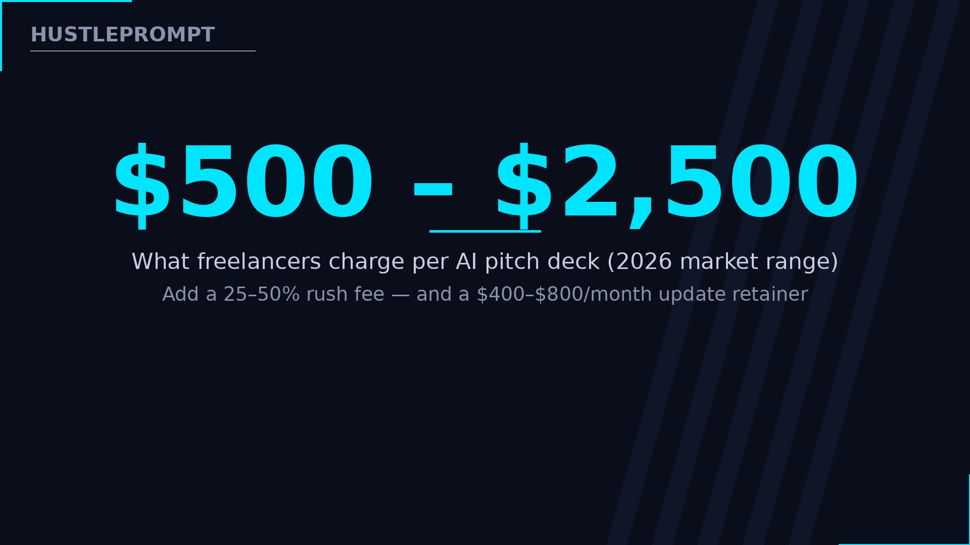 Sell AI Pitch Decks to Startups