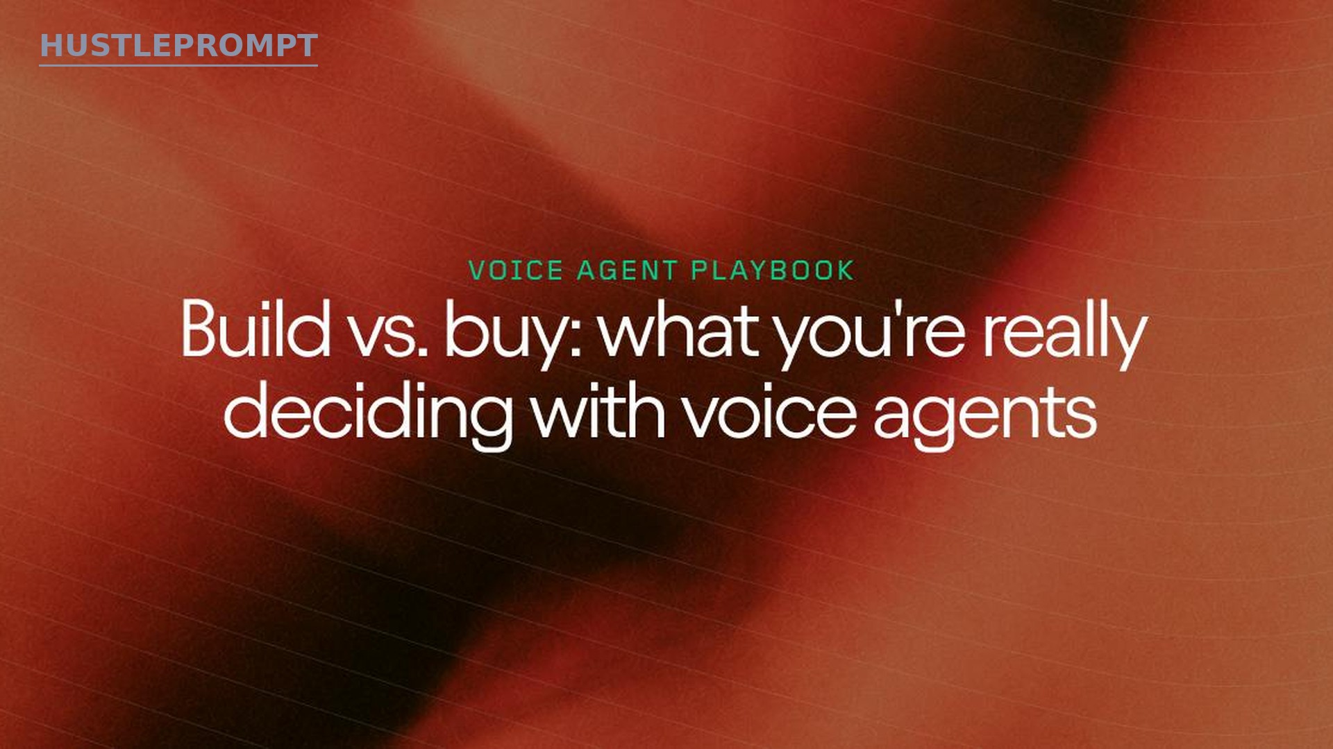 Vapi Voice Agent Playbook — build vs buy guide